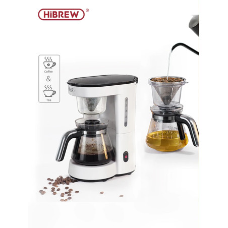 Macchina per caffè e tè 3 in 1 HIBREW: filtro, versamento, caraffa in vetro